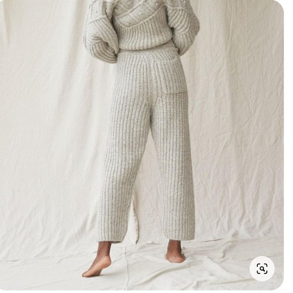 lunya Pants - Chunky Wool Crop Pant - Lunya